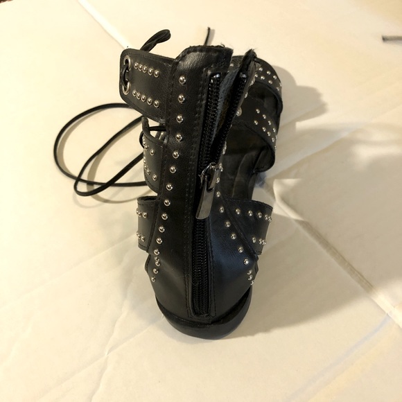 ART BELLA Lace-Up Sandals, Made in Turkey, Black, Women’s Size EU 39 (US… - Picture 5 of 5